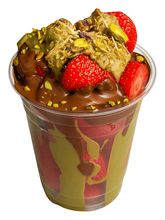 Fraise Cup Strawberry Dubai CrepOne